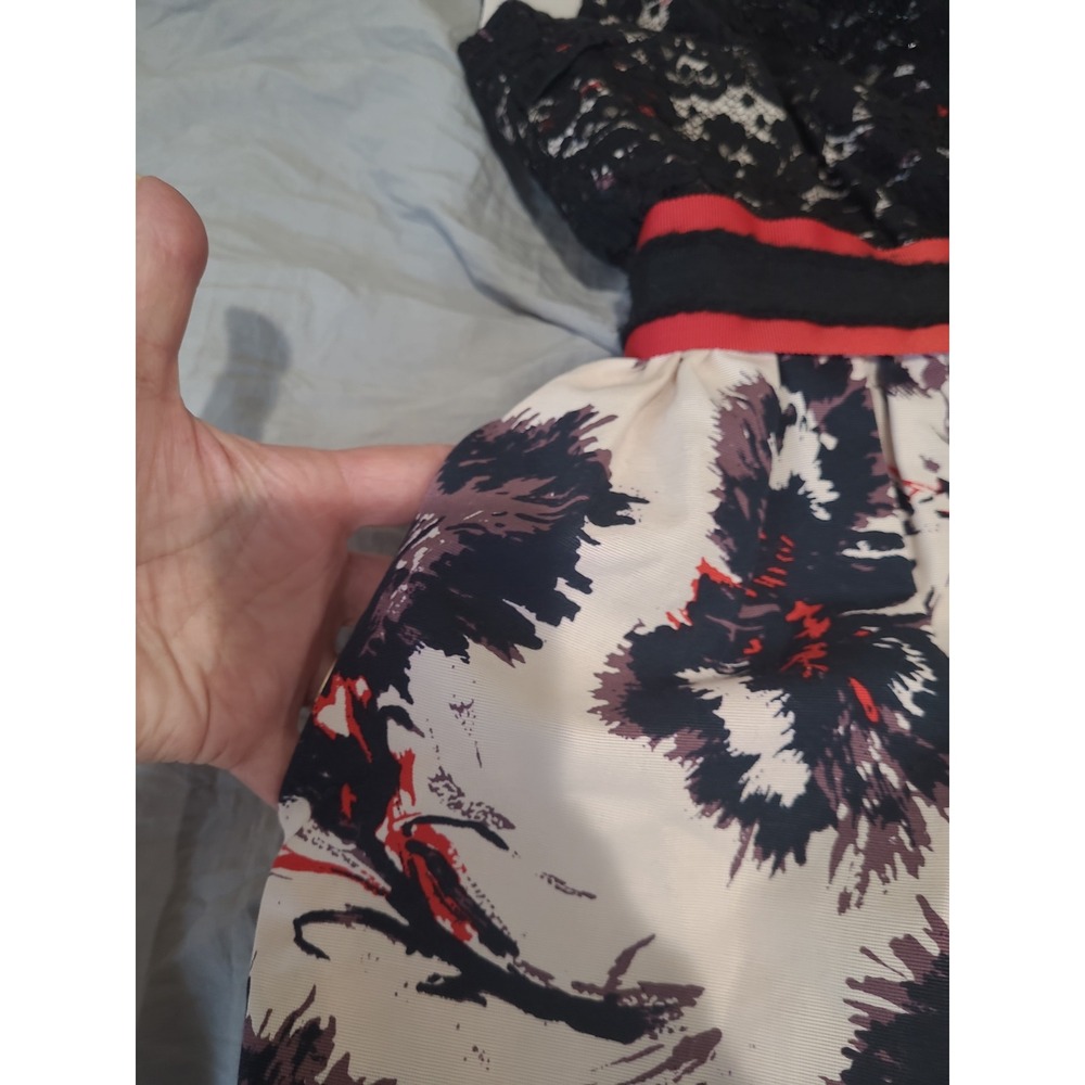 Peter Som x Made in Kind Women SZ 4 fit and flare Brushstroke and Blossom dress - Picture 7 of 12